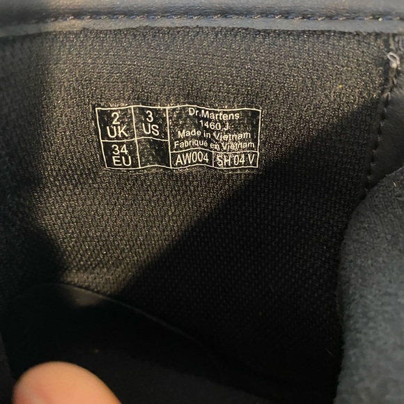 Kids patent leather Dr Martens 1460 boot size 3 - Picture 5 of 5